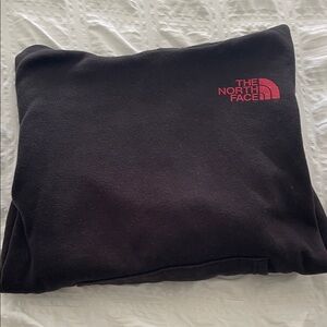 The North Face Black Pullover with Red Logo